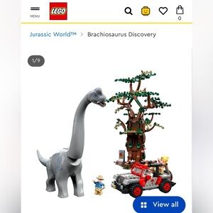 Brachiosaurus Discovery Jurassic Park Lego Set